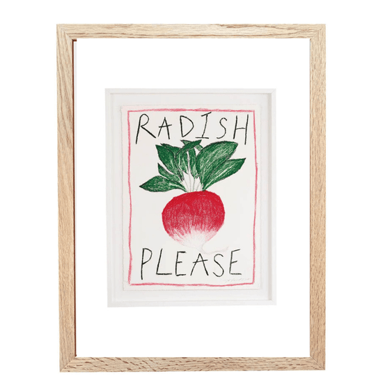 Radish Please Art Print
