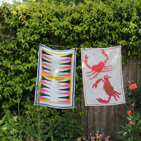 Crab Tea Towel