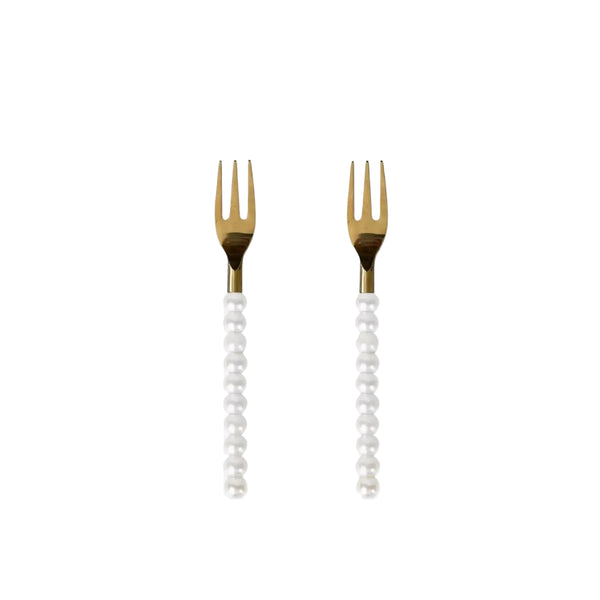 Set of Two Pearl Forks