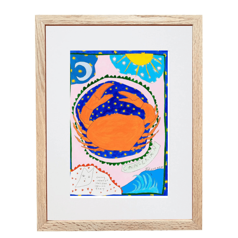 Cancerian Horoscope Art Print