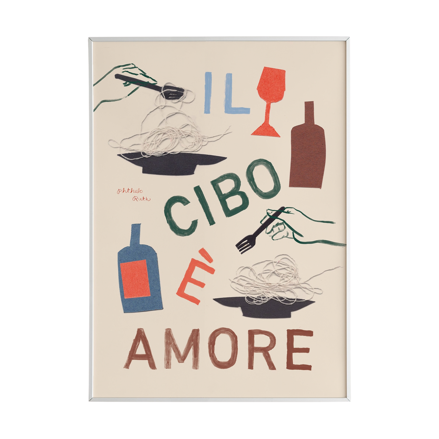 Food is love Art Print