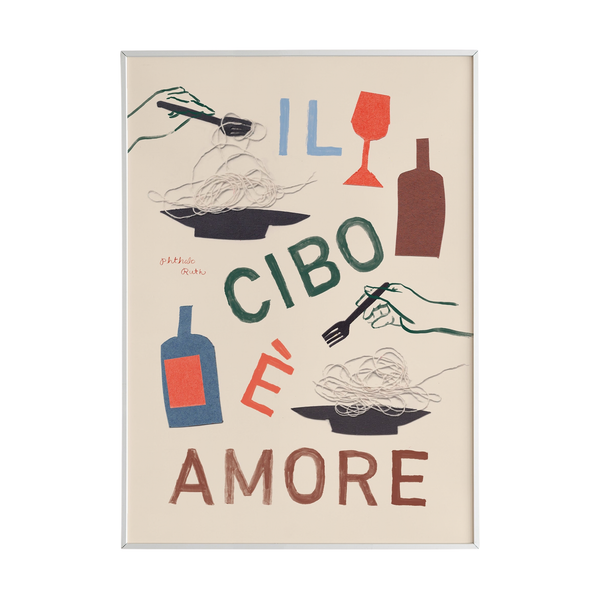 Food is love Art Print