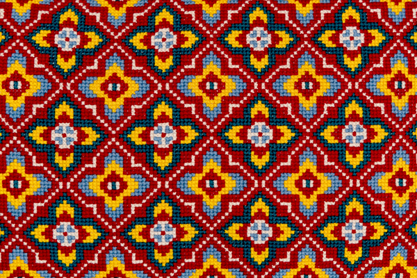 Cross-Stitch Pillow Cover 14×20 in