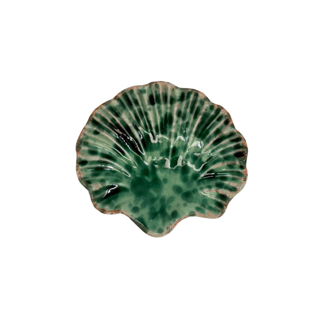 Splatterware Shell Dish