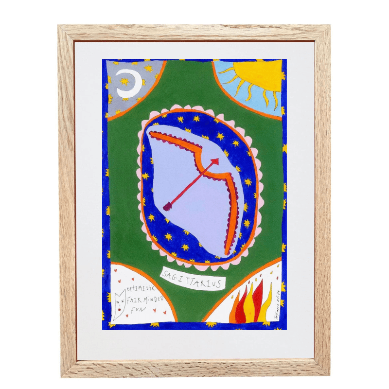 Sagittarius Horoscope Art Print
