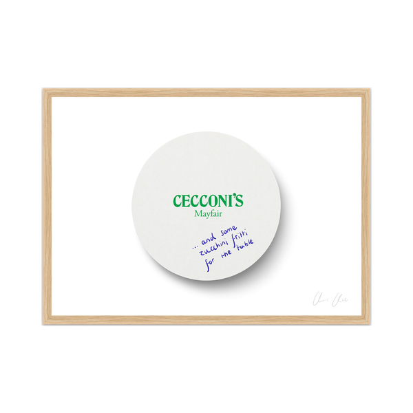 Coaster at Cecconi's Print