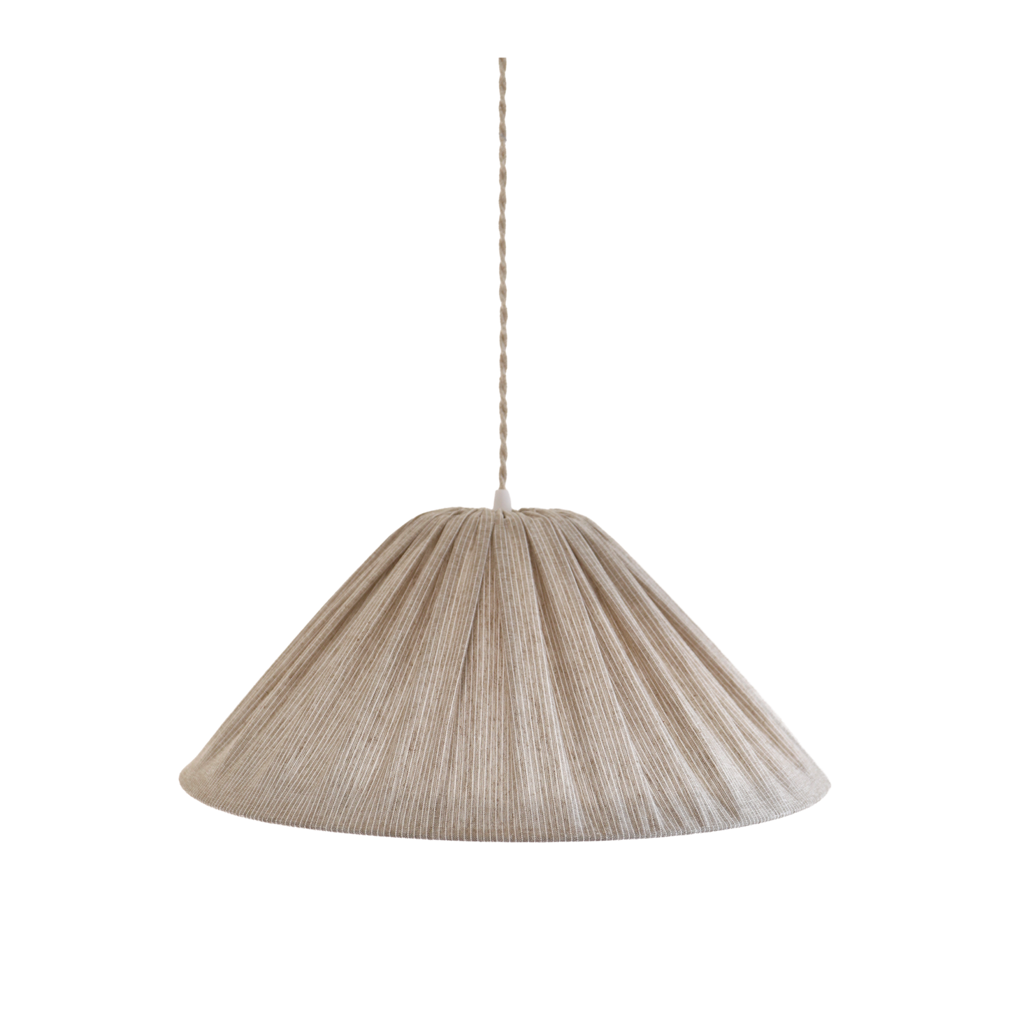 Malala Pendant Light – Fine Olive Stripes