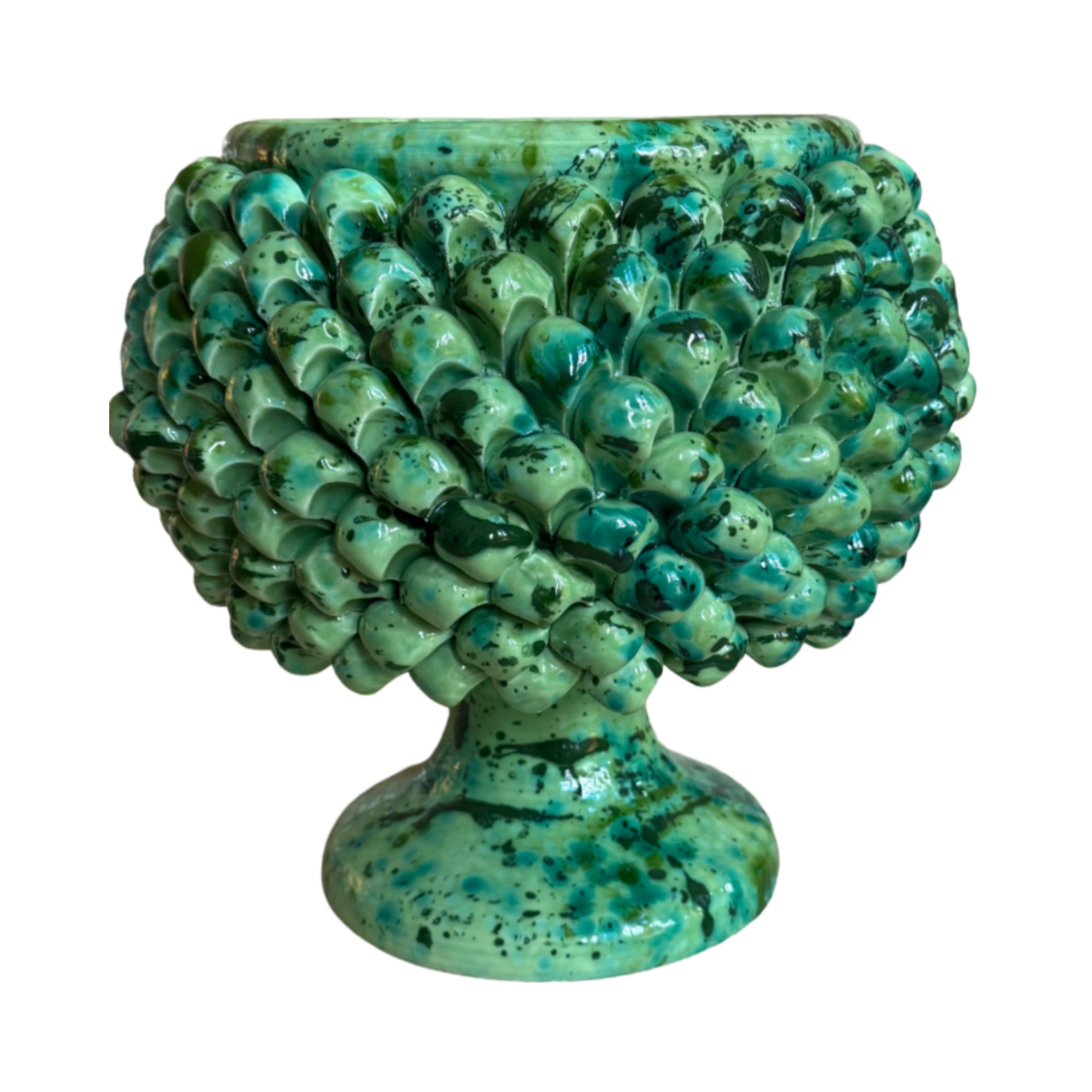 Large Pinecone Aqua Blue