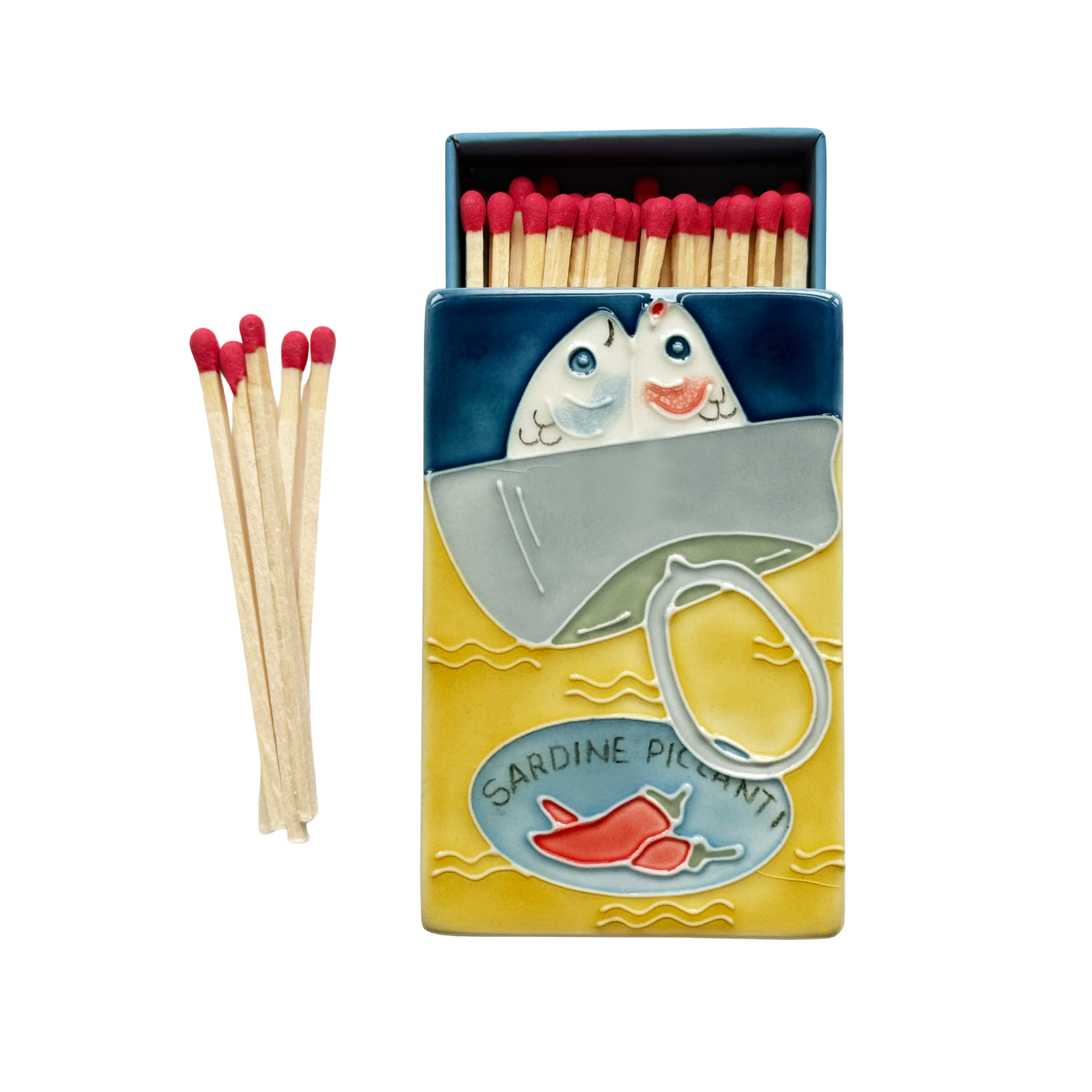 Sardine Piccanti Ceramic Matchbox