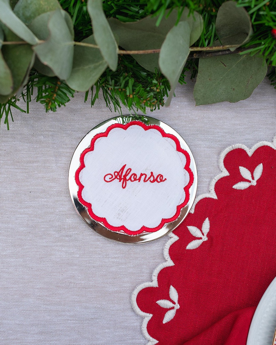 Customised Red Coaster MF