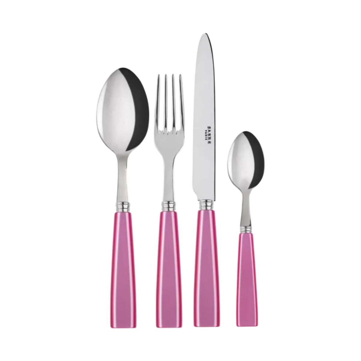 4-Piece Pink Cutlery Set - Set the Barbie Trend