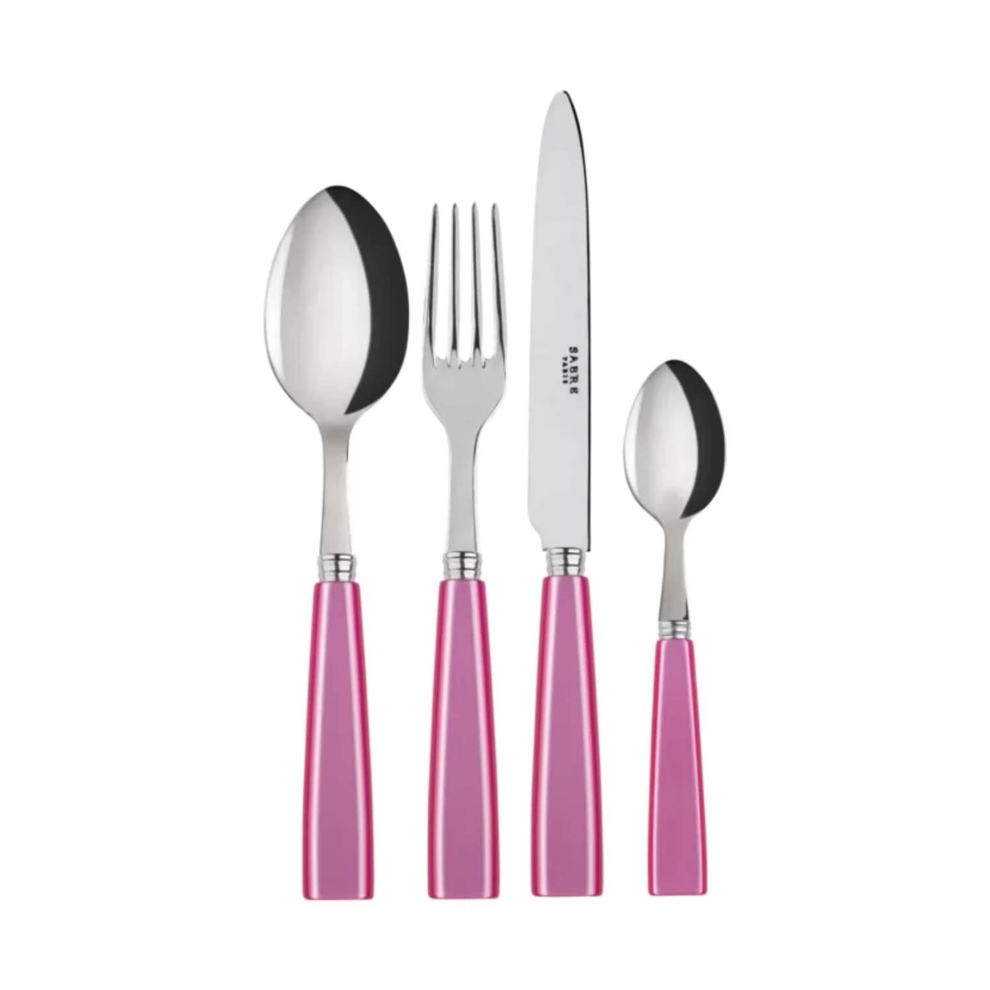 4-Piece Pink Cutlery Set - Set the Barbie Trend