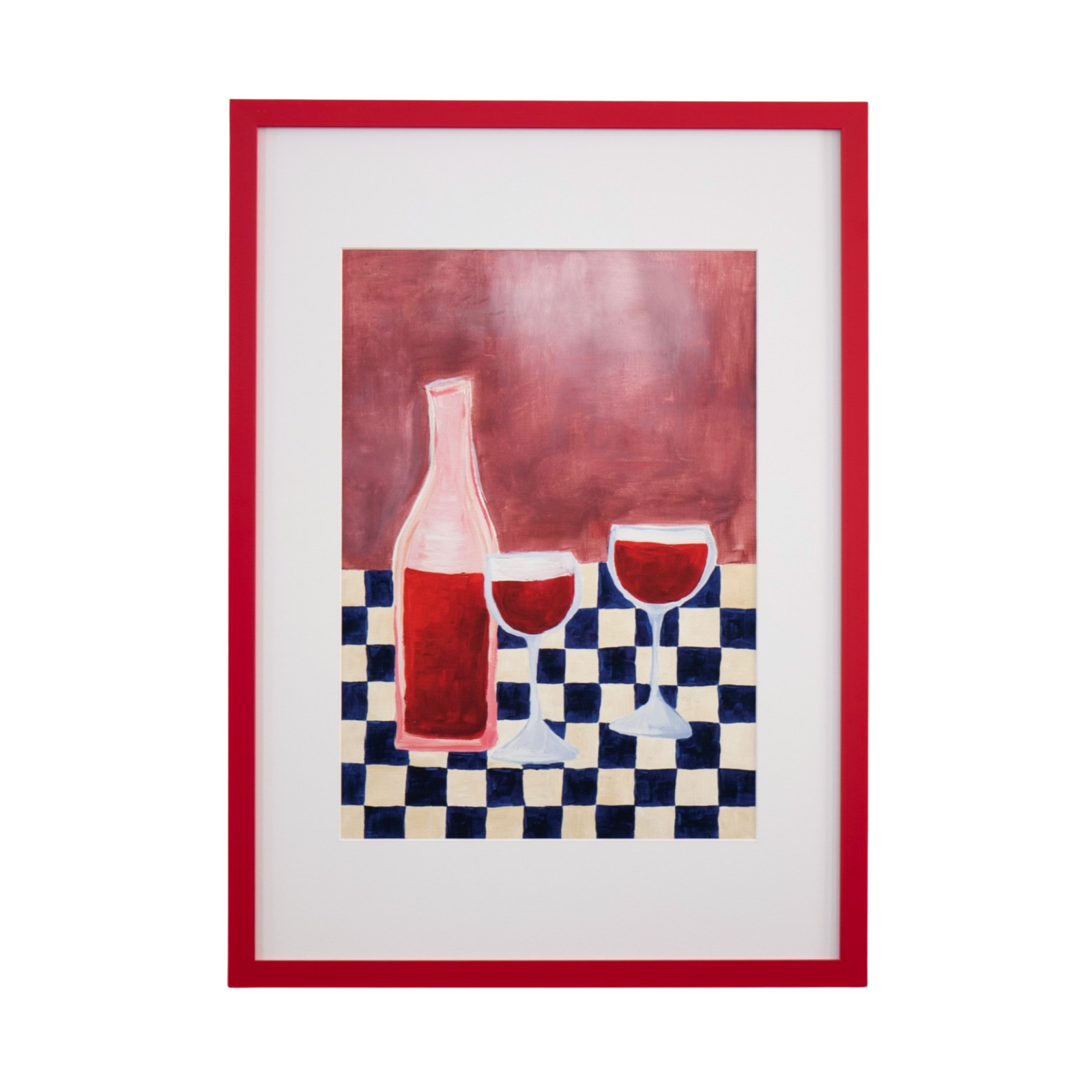 Vino O Clock, Wine Art Print