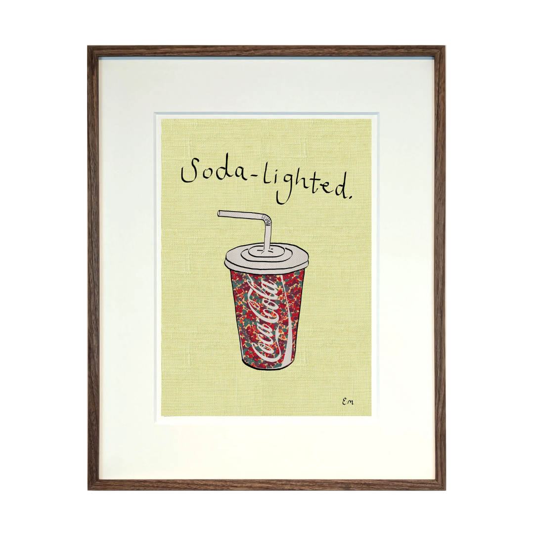 Soda-lighted Print