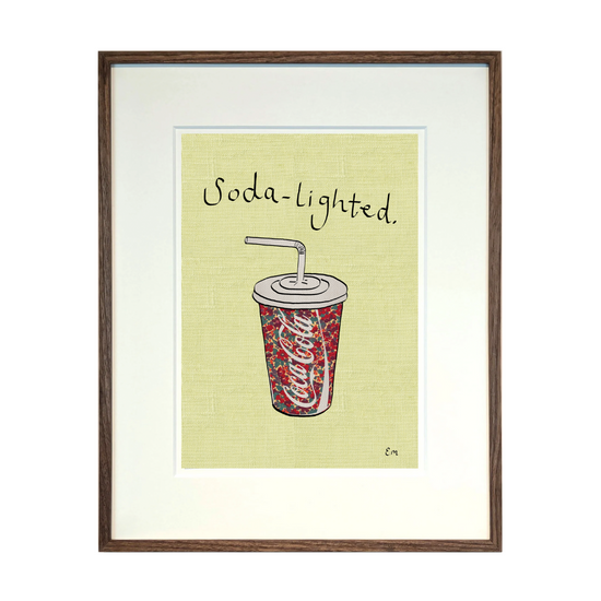 Soda-lighted Print