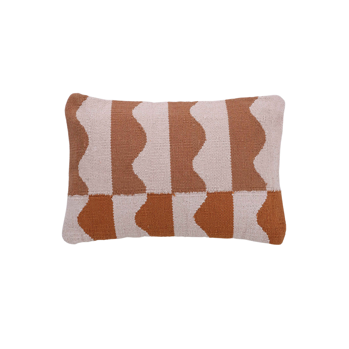 Ocean Lumbar Pillow Earth Inch | Cushion Cover Only | Cotton