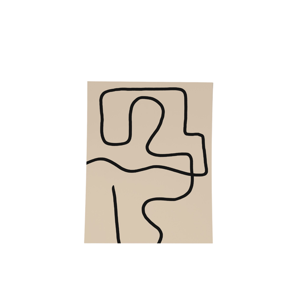 Line Man Art Print