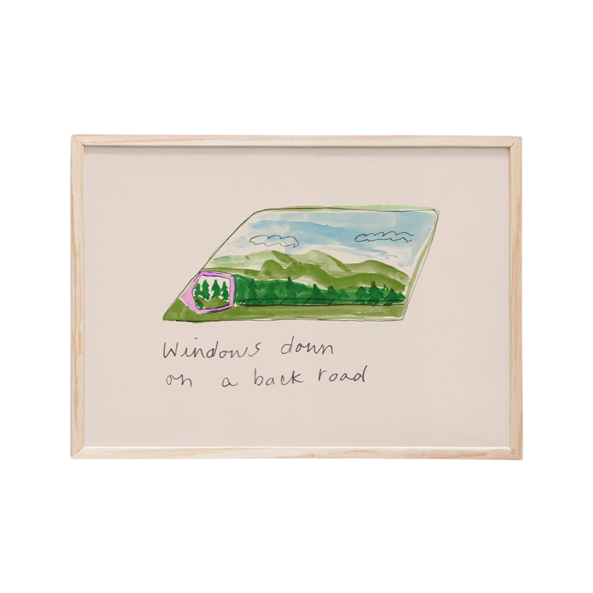 Car Views Mini Art Print