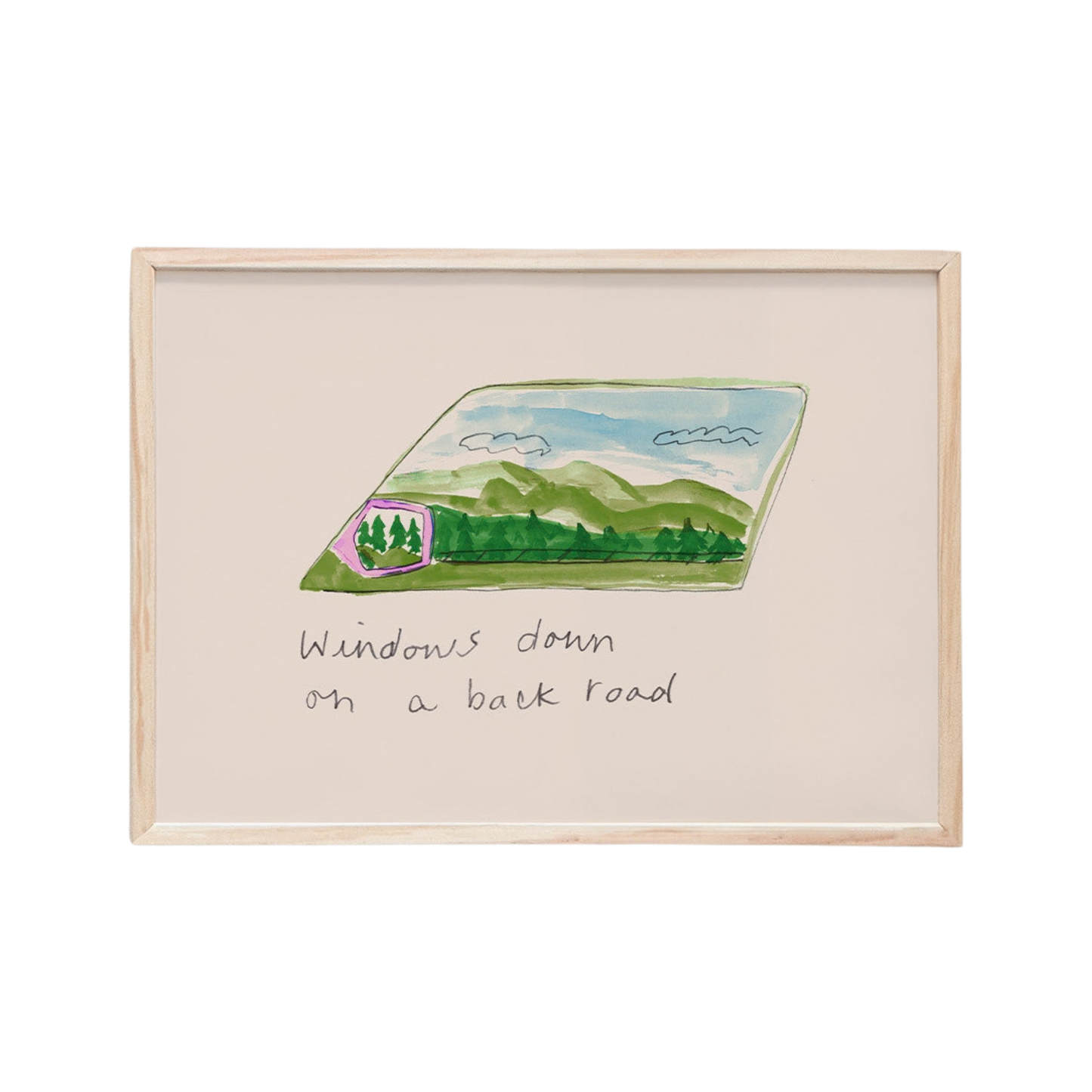 Car Views Mini Art Print