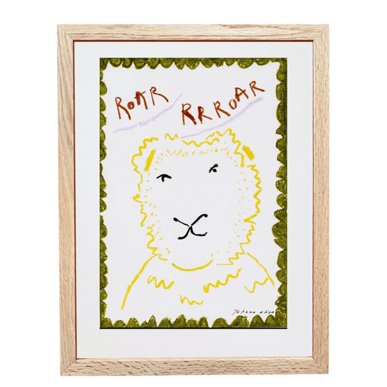 Lion Roar Art Print