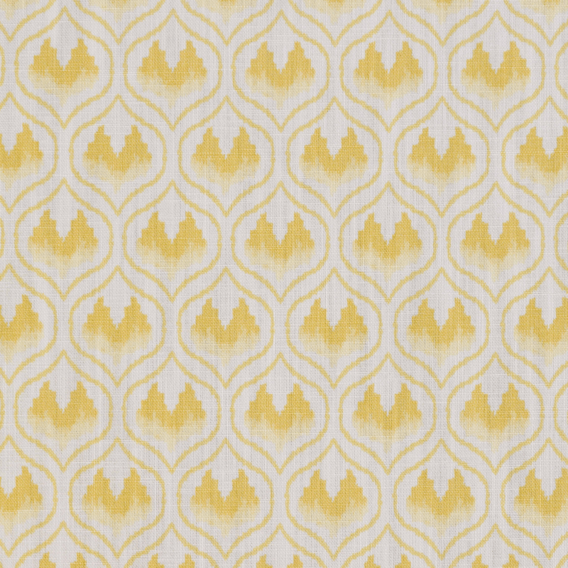 Ikat Heart Fabric
