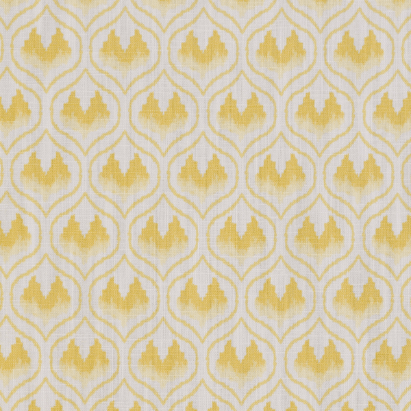 Ikat Heart Fabric