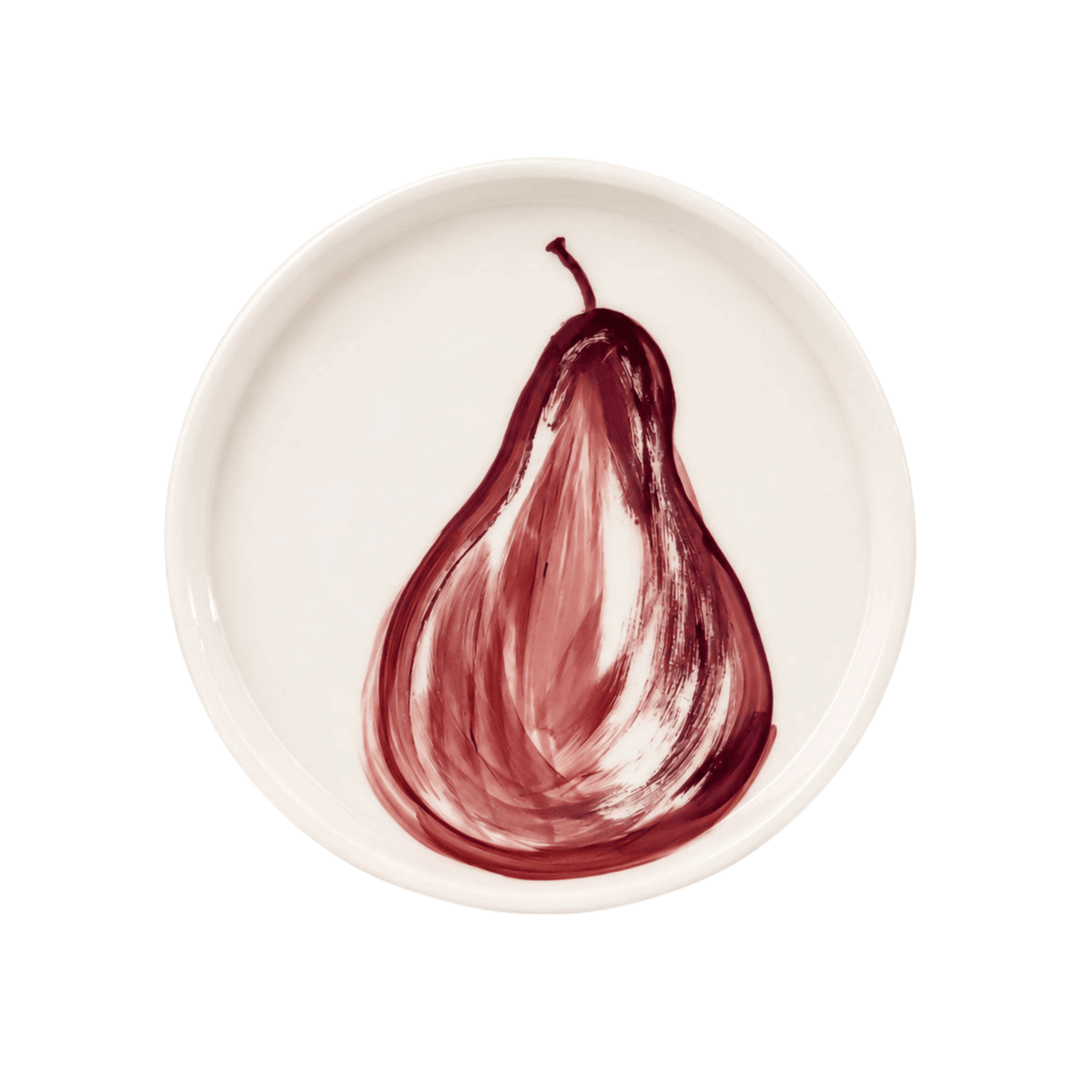 Pear Hand-Painted Ceramic Dinner Plate - Pomona