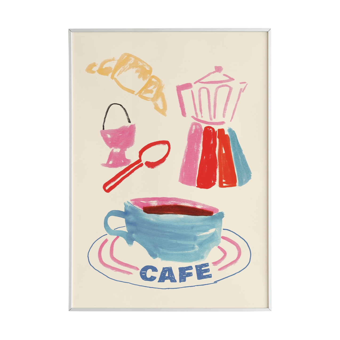 "Cafe Color" Art Print