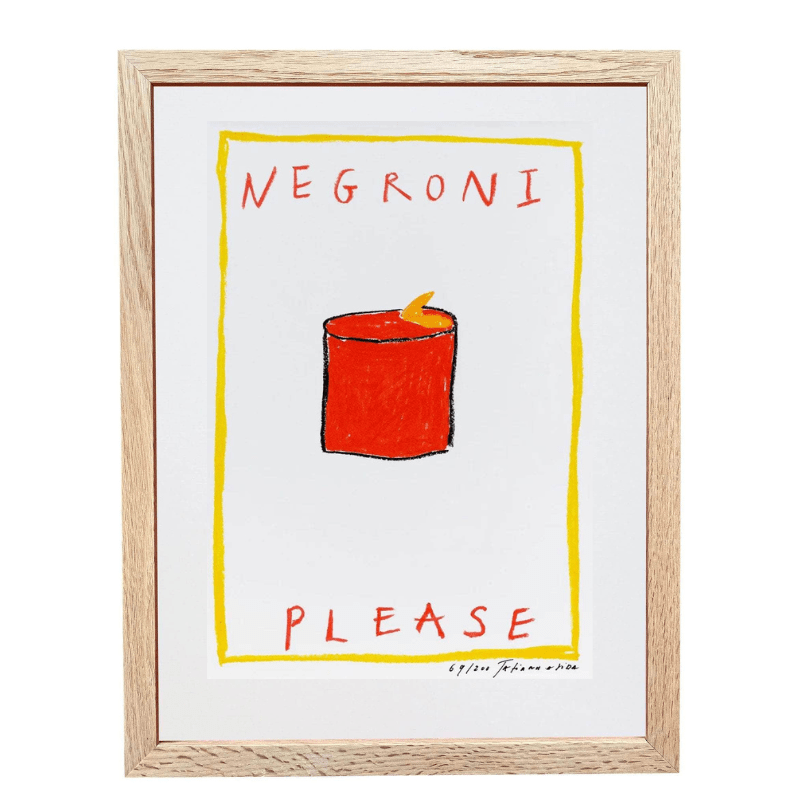 Negroni Please Art Print