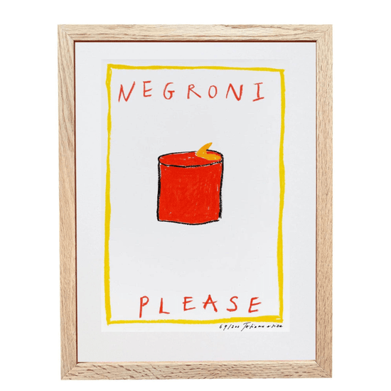 Negroni Please Art Print