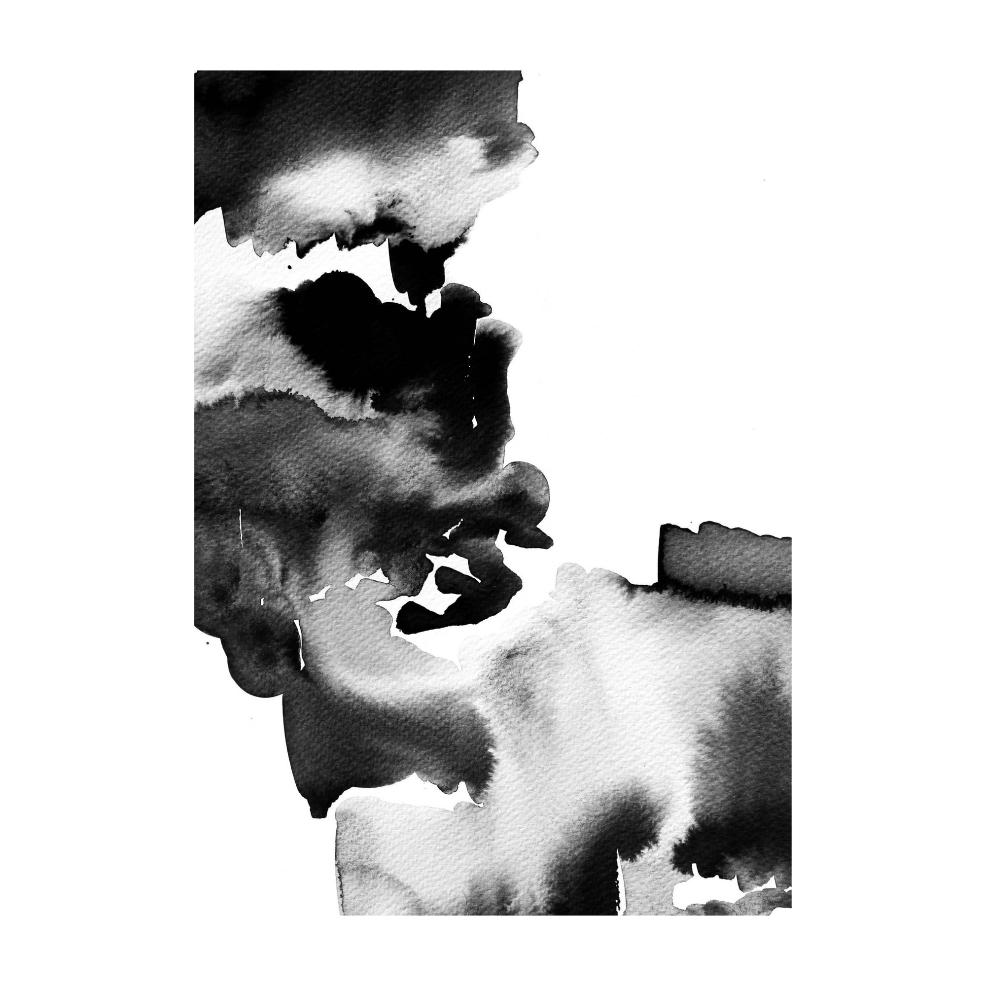 "Liquid White" Print