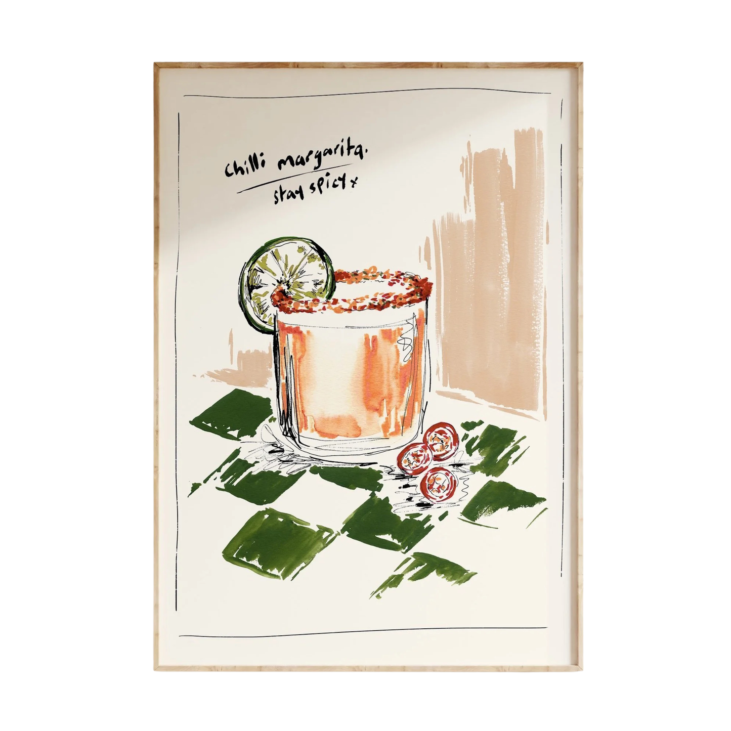 Chilli Margarita' Print