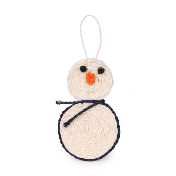 IKHETHA: Handwoven Snowman Christmas Decoration