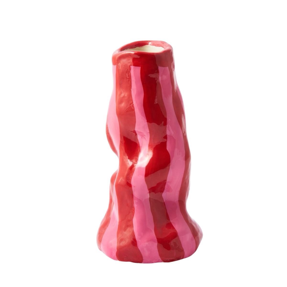 Valentine’s Candy Stripe Vase