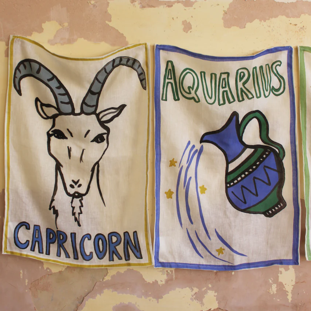Aquarius Tea Towel