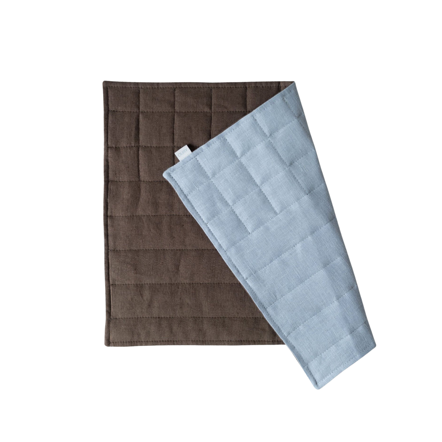Blue & Brown Linen Placemat