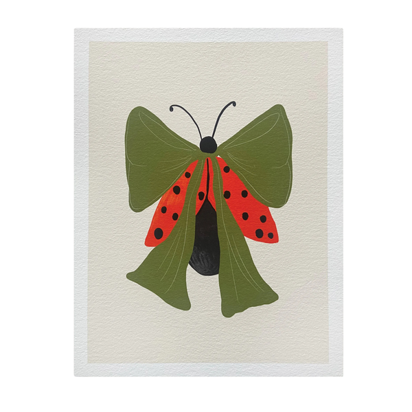 Lady In Flight Print