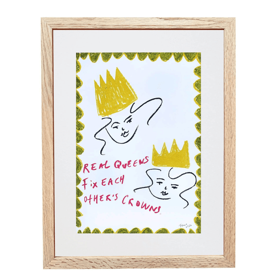 Real Queens Art Print