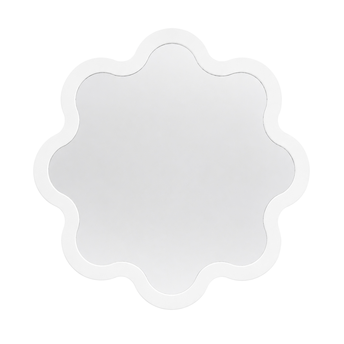Organic Bathroom Round Wavy Mirror – Hvyli Round Medium