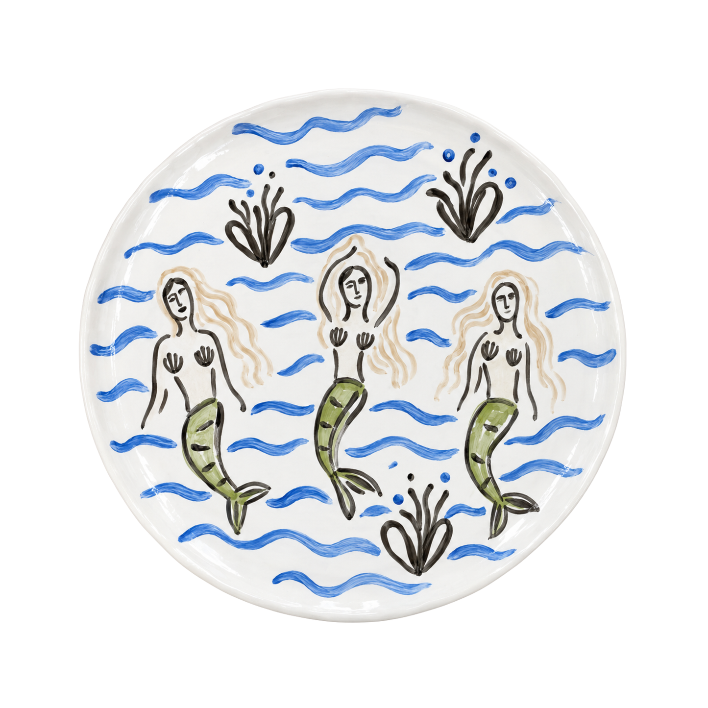 Mermaids II Plate