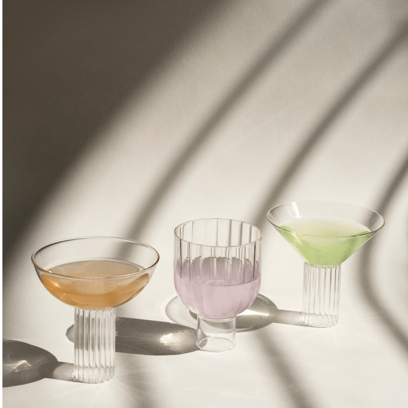 Calici Milanesi Glassware Trio