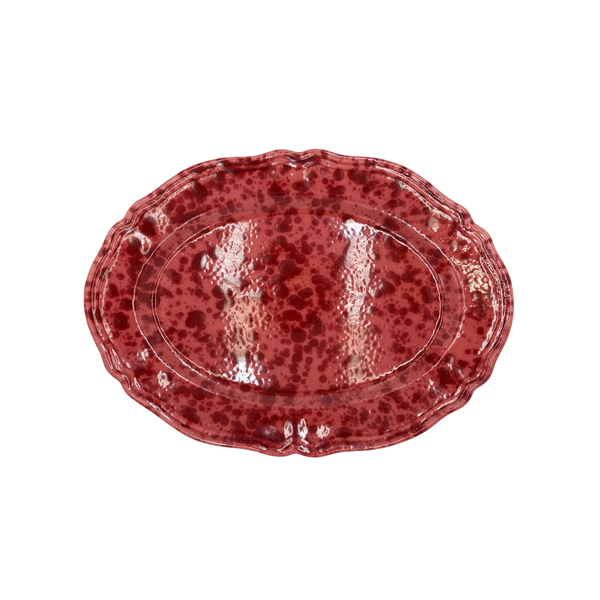Splatterware Oval Platter
