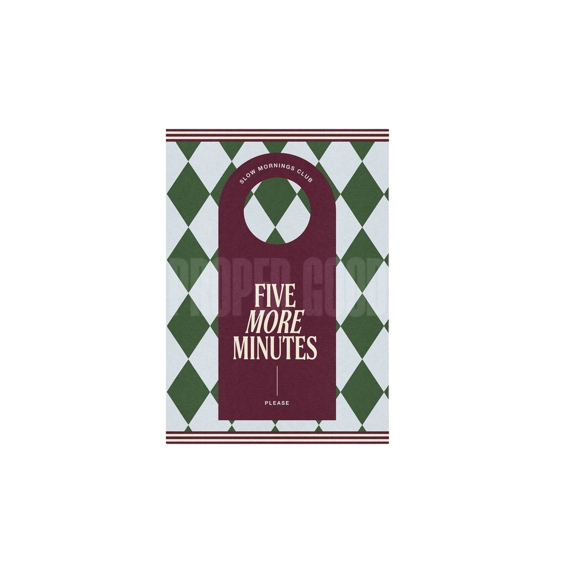 Five More Minutes Print