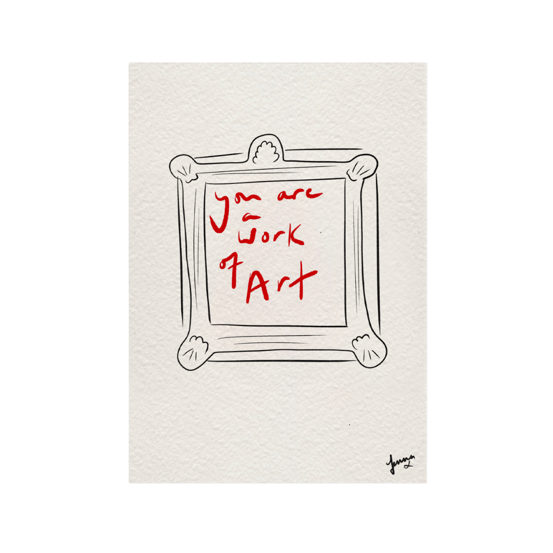 Work of Art Greeting Card