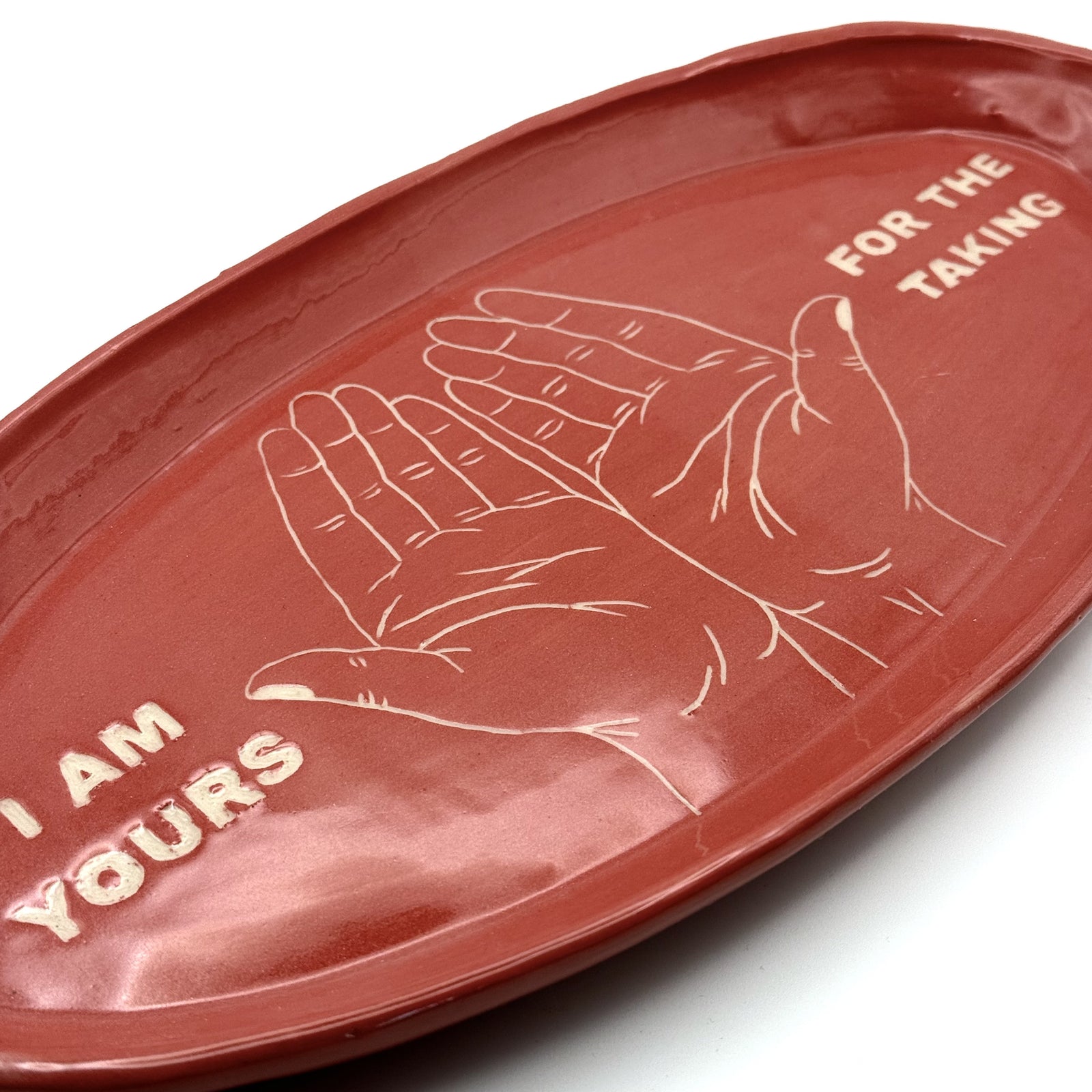 "I Am Yours" Decorative Tray (One-of-one)