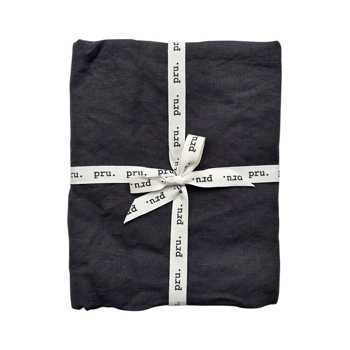 100% Linen Table Runner OEKO-TEX® Certified - Charcoal
