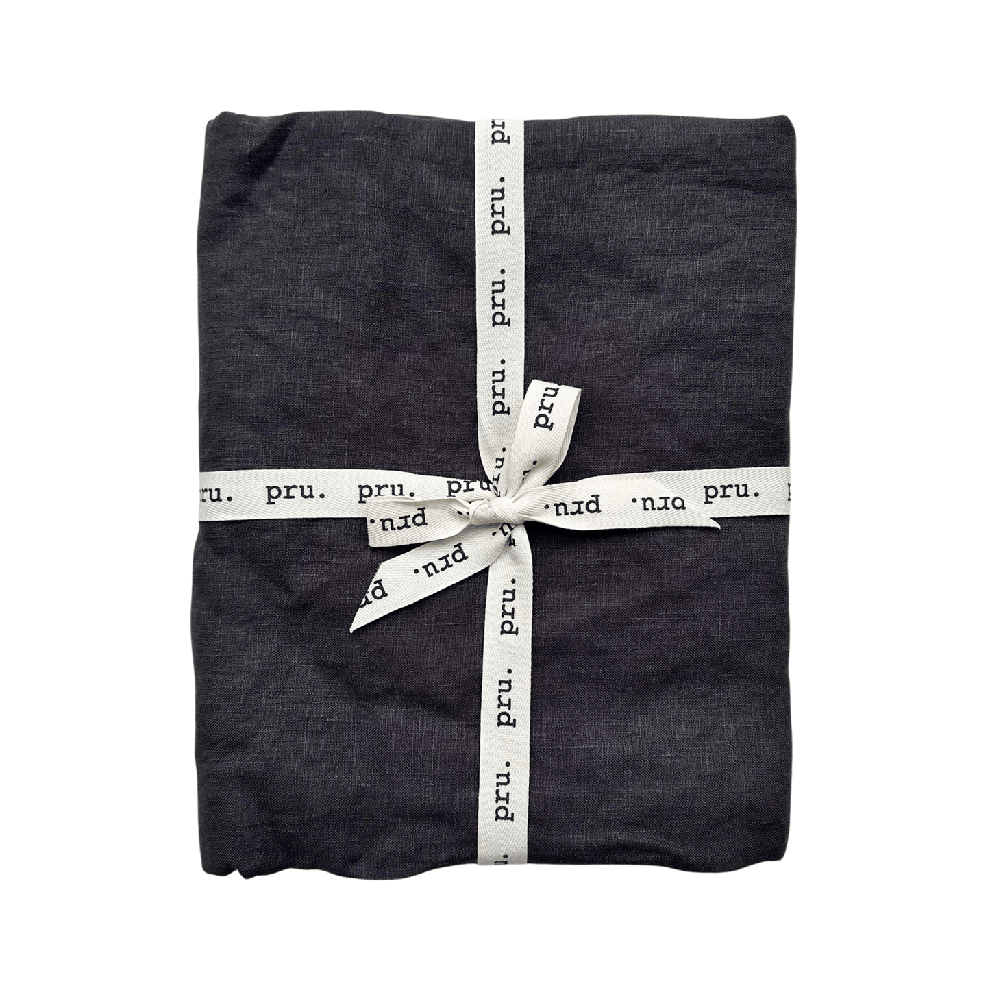 100% Linen Table Runner OEKO-TEX® Certified - Charcoal