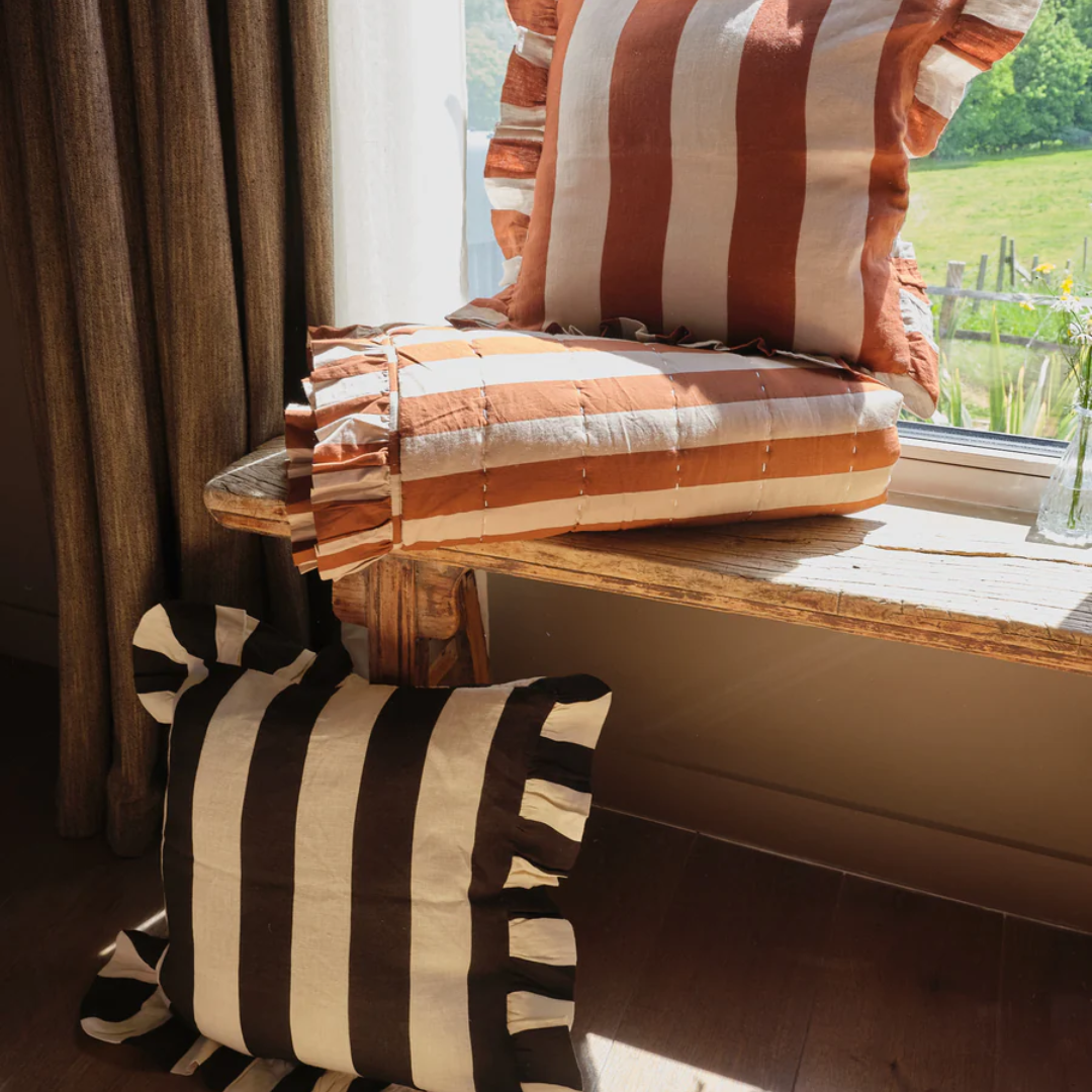 Cinnamon & Oyster Cushion Cover