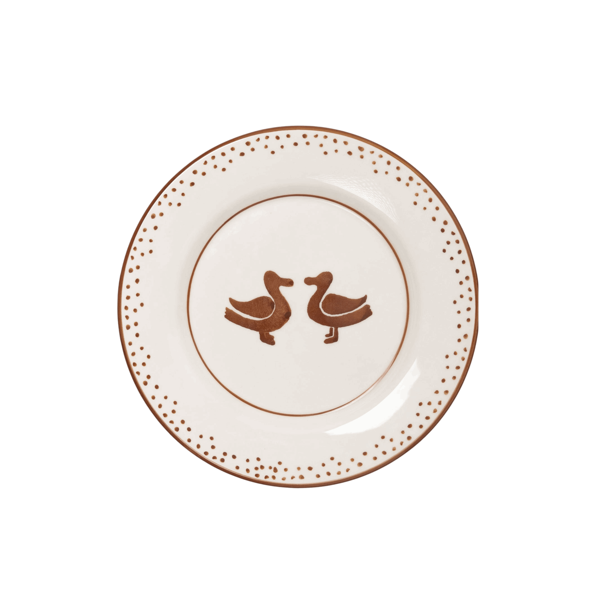 Patos Hand-Painted Salad Plate - Set of 4