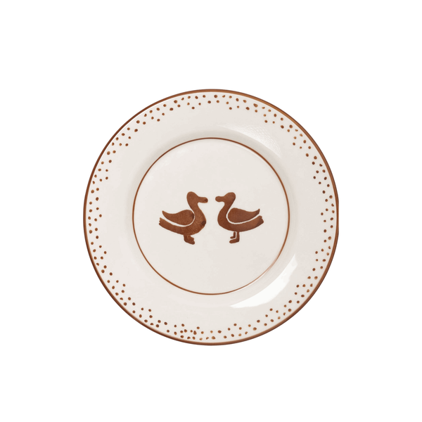 Patos Hand-Painted Salad Plate - Set of 4